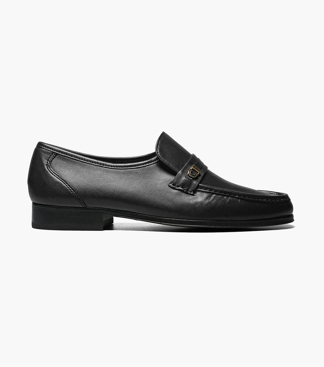 FLORSHEIM Imperial Como Moc Toe Bit Loafer - Black (Size 11D)