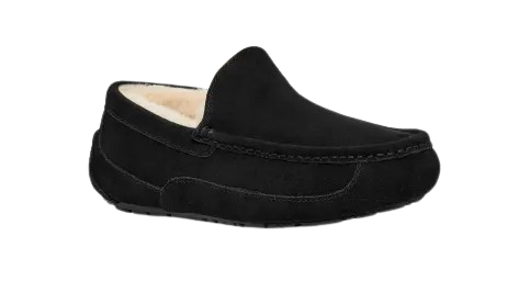 UGG Men's Ascot Moccasin Slippers - Black (US 9)