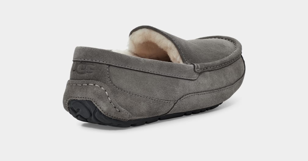 UGG Men's Ascot Moccasin Slippers - Grey (US 13)