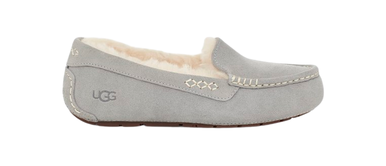 UGG Women's Ansley Moccasin Slippers - Light Grey (US 10)
