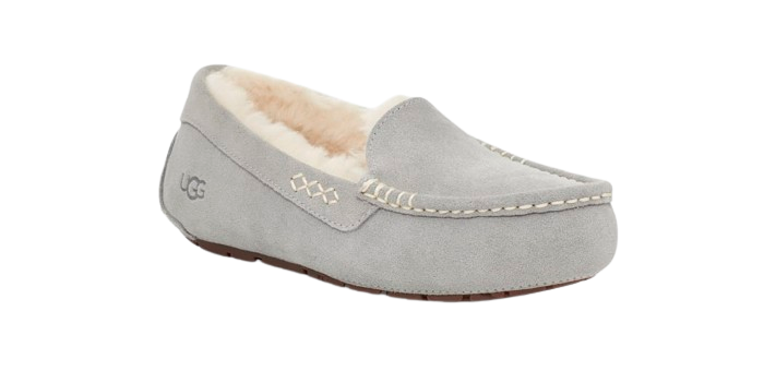 UGG Women's Ansley Moccasin Slippers - Light Grey (US 9)