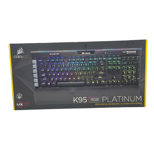 Corsair Gaming K95 RGB PLATINUM Keyboard, Gunmetal