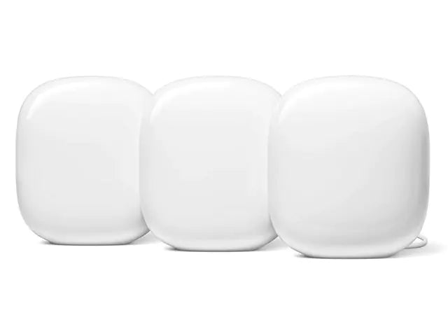 Google Nest Wifi Pro Wi-Fi 6E Router - Snow - 3 Pack