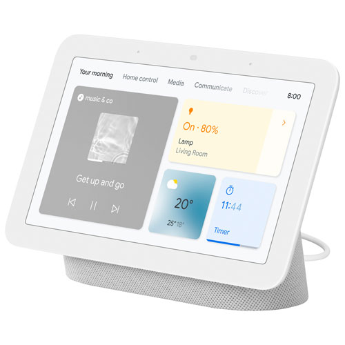 Google Nest Hub (2nd Gen) Smart Display with Google Assistant - Chalk