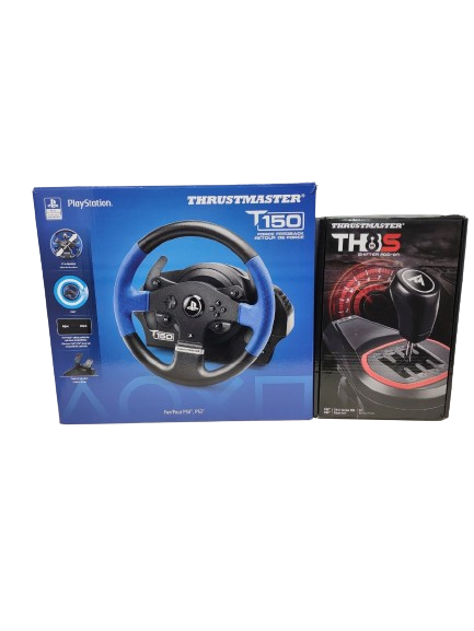 Thrustmaster T150 Racing Wheel with 2 Pedal Set and TH8S Shifter