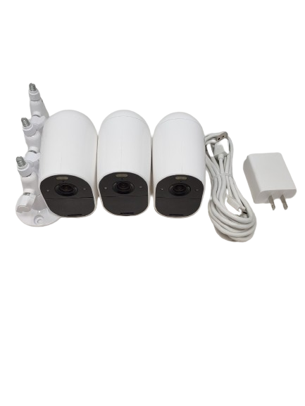 Arlo Essential Cameras - 3x Camera Pack (White)