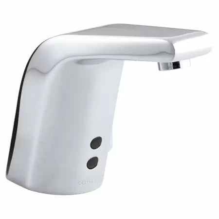 Kohler Sculpted Touchless Single-Hole Lavatory Sink Faucet with Insight’??ƒ?§ Sensor Technology and Temperature Mixer, AC-powered, 0.5 gpm