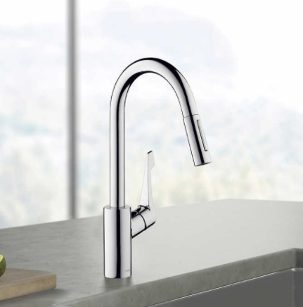 Hansgrohe 04571005 Cento XL Kitchen Faucet with Pulldown Spray Chrome