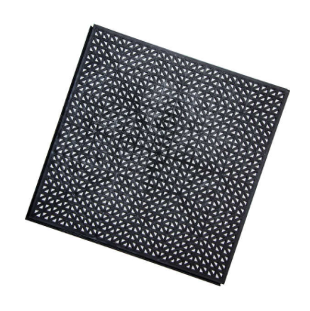 Ultralock Black Perforated Garage Tiles *Missing 3 Tiles*