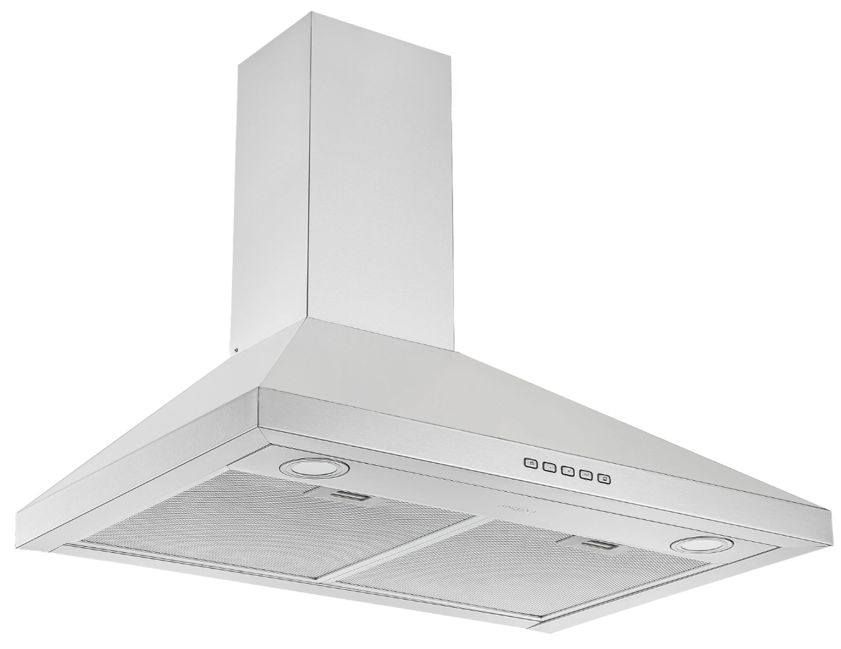 Ancona AN-1544 30 in. 440 CFM Stainless Steel Convertible Wall-Mounted Pyramid Range Hood