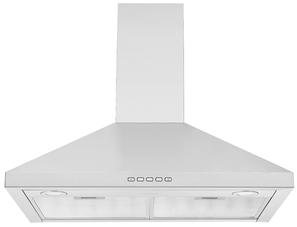 Ancona AN-1544 30 in. 440 CFM Stainless Steel Convertible Wall-Mounted Pyramid Range Hood