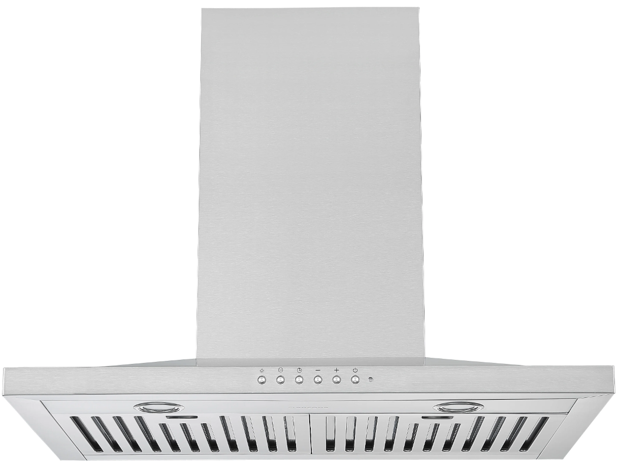 Ancona AN-1549 WPL630 30 in. Stainless Steel Convertible Wall-Mounted Pyramid Range Hood