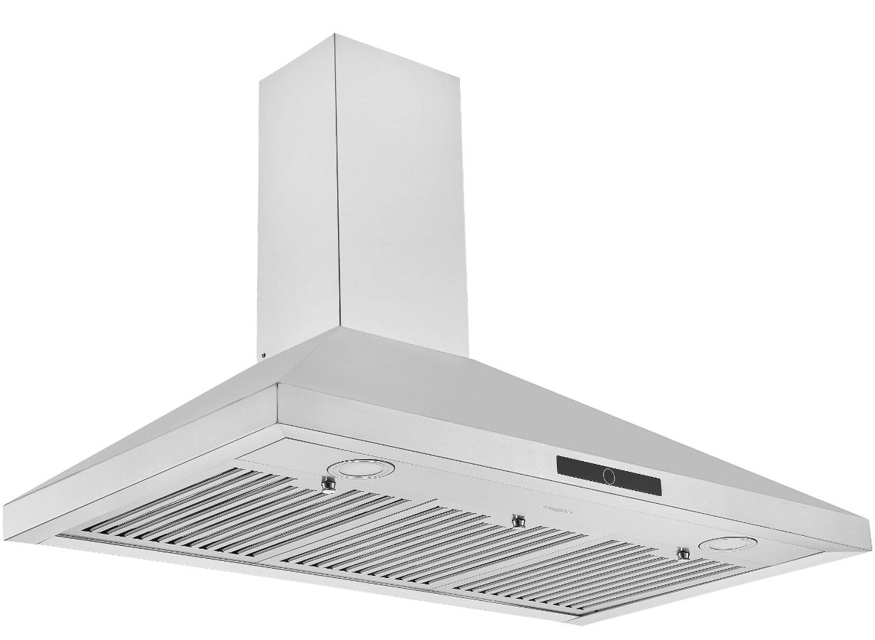 Ancona AN-1543 36 in. Stainless Steel Convertible Wall-Mounted Pyramid Range Hood