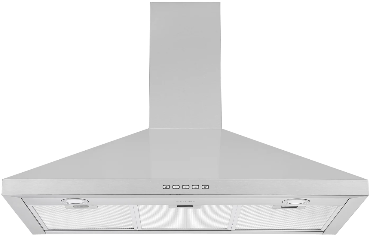 Ancona AN-1545 36 in. Stainless Steel Convertible Wall-Mounted Pyramid Range Hood