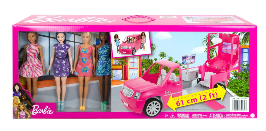 Barbie best sale limousine toy