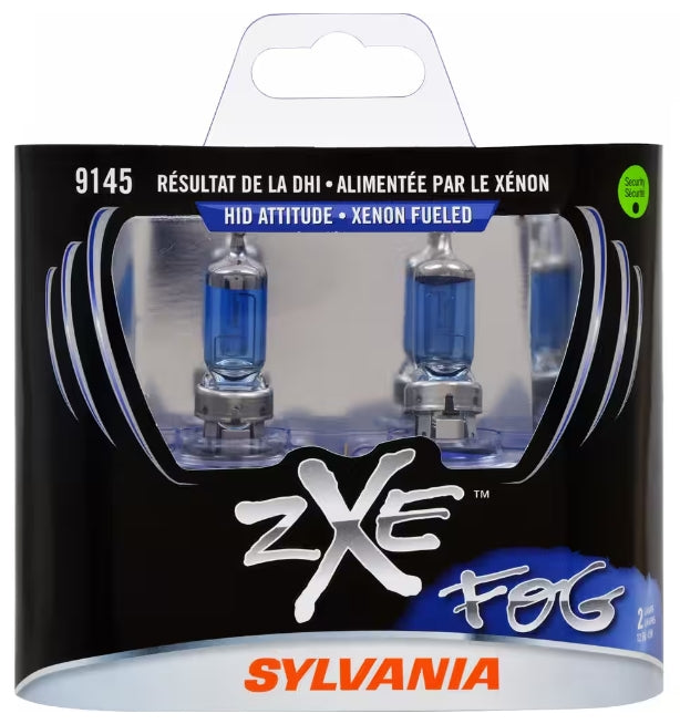 SYLVANIA 9145 SilverStar zXe High Performance Halogen Headlight Bulb - 2-PK