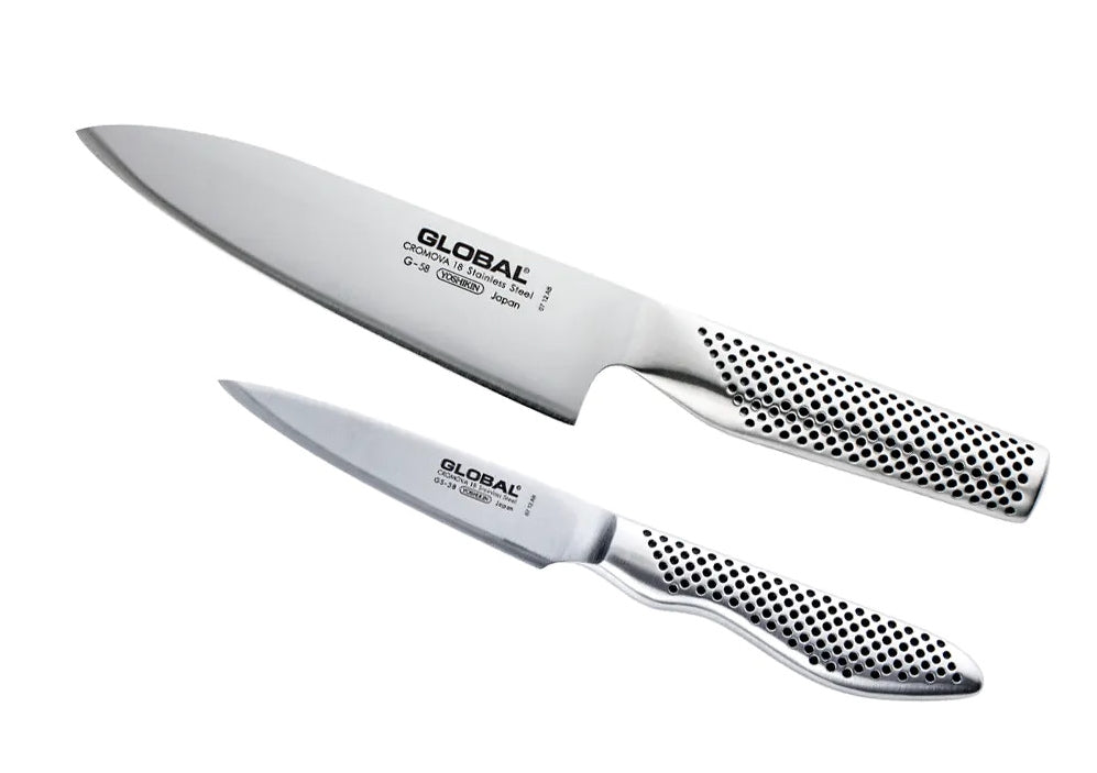 Global G-7824 2-pc Kitchen Knife Set