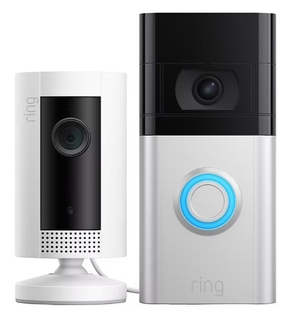 Ring Video Doorbell 3 Plus with Indoor Camera Bundle