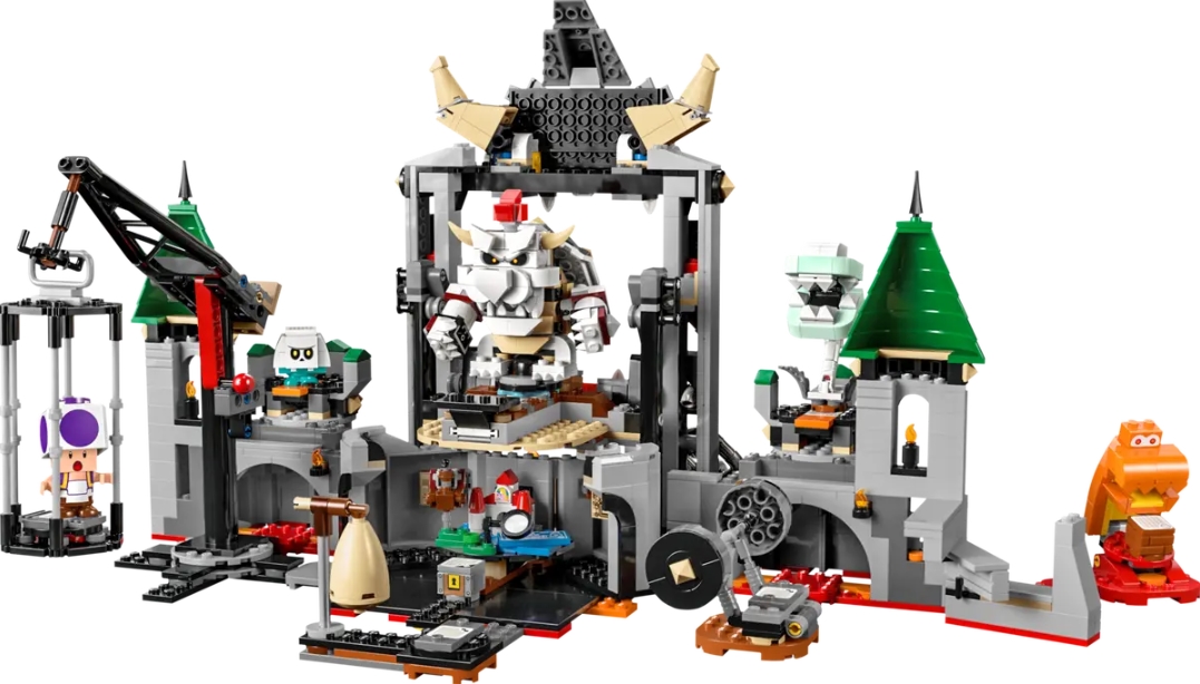 LEGO Super Mario Dry Bowser Castle Battle Expansion Set Building Toy 71423 - like new