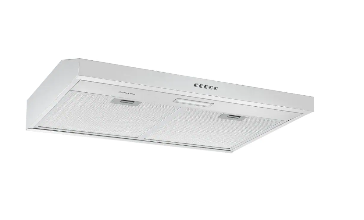 Ancona AN-1251 30" 110 CFM Convertible Under Cabinet Range Hood in Stainless Steel