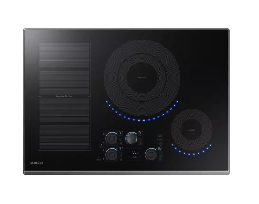 Samsung 30" Induction Cooktop - Black Stainless Steel