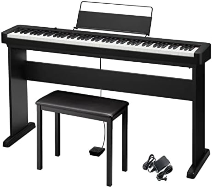 Casio CDP-S90 Digital 88-Key Piano Bundle w/Stand & Bench CDP-S90CSCB