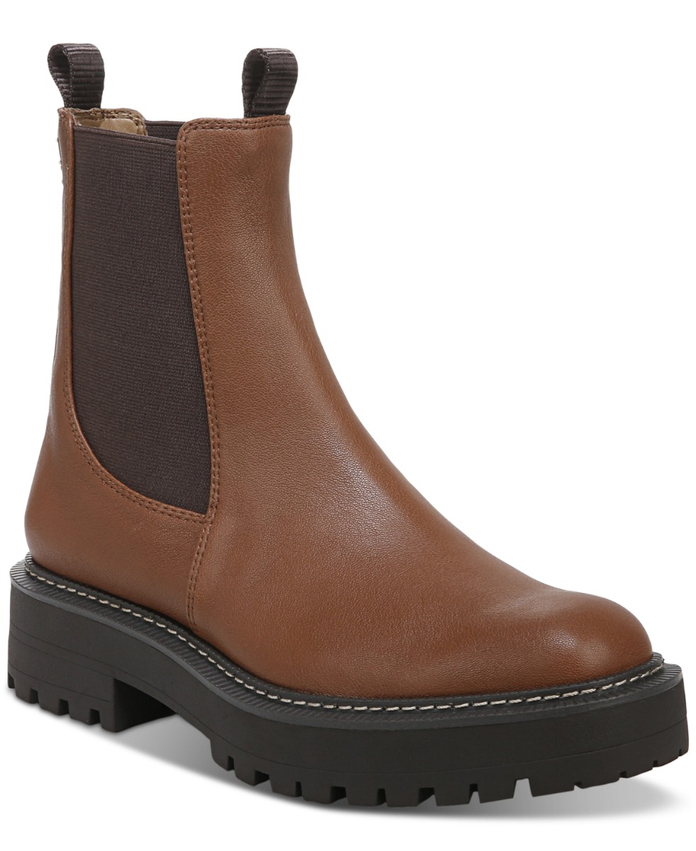 Sam Edelman Laguna Leather Ankle Chelsea Boots - Brown (US 8)