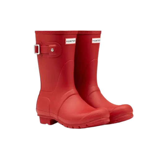 HUNTER Women's Original Short Rain Boots - Military Red (US 6)