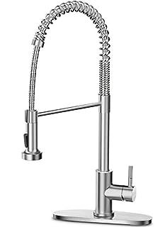 CORYSEL Kitchen Faucets with Pull-Out Sprayer - Brushed Nickel