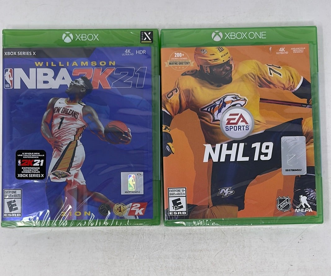 XBOX Game Pack - NHL 19 and NBA 2K21