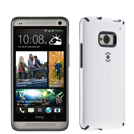 Speck CandyShell Case for HTC One M8 - White/Black
