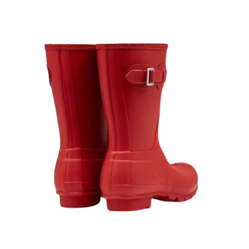 HUNTER Women's Original Short Rain Boots - Military Red (US 7)