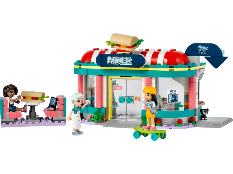 LEGO 41728 Friends - Heartlake Downtown Diner Building Toy (346 pcs)