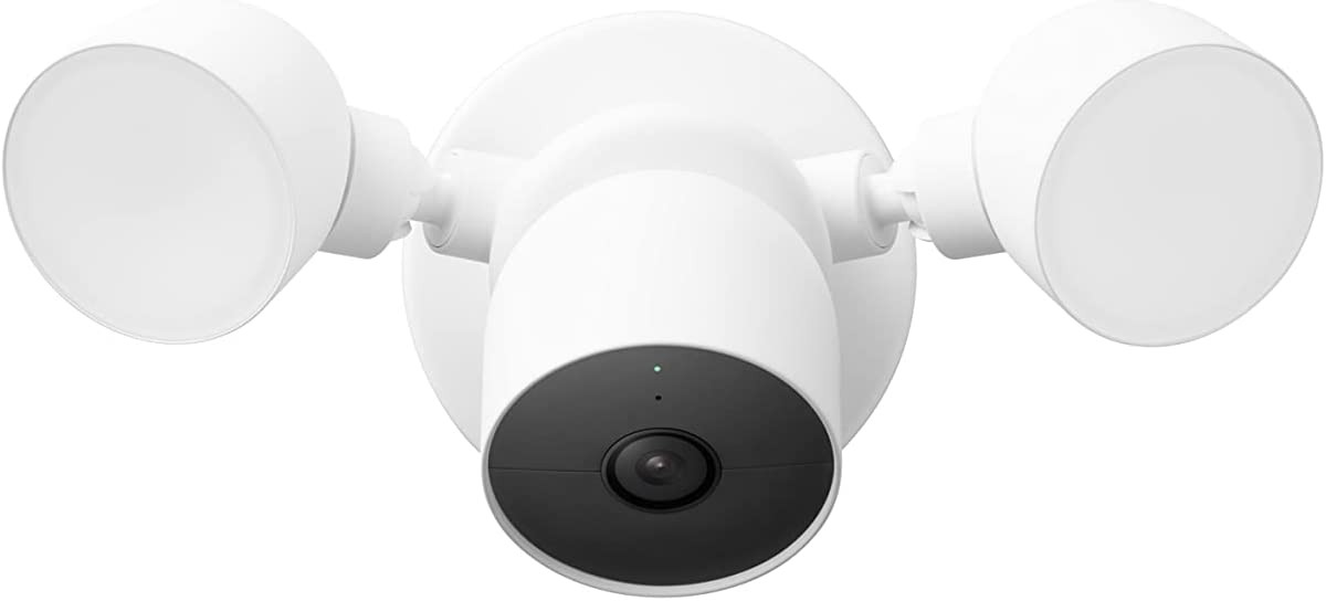 Google Nest Cam with Floodlight - Outdoor | Wired - Smart Security Camera