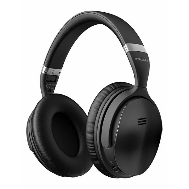 MPOW H5 Active Noise Cancelling Bluetooth Headphones - Black