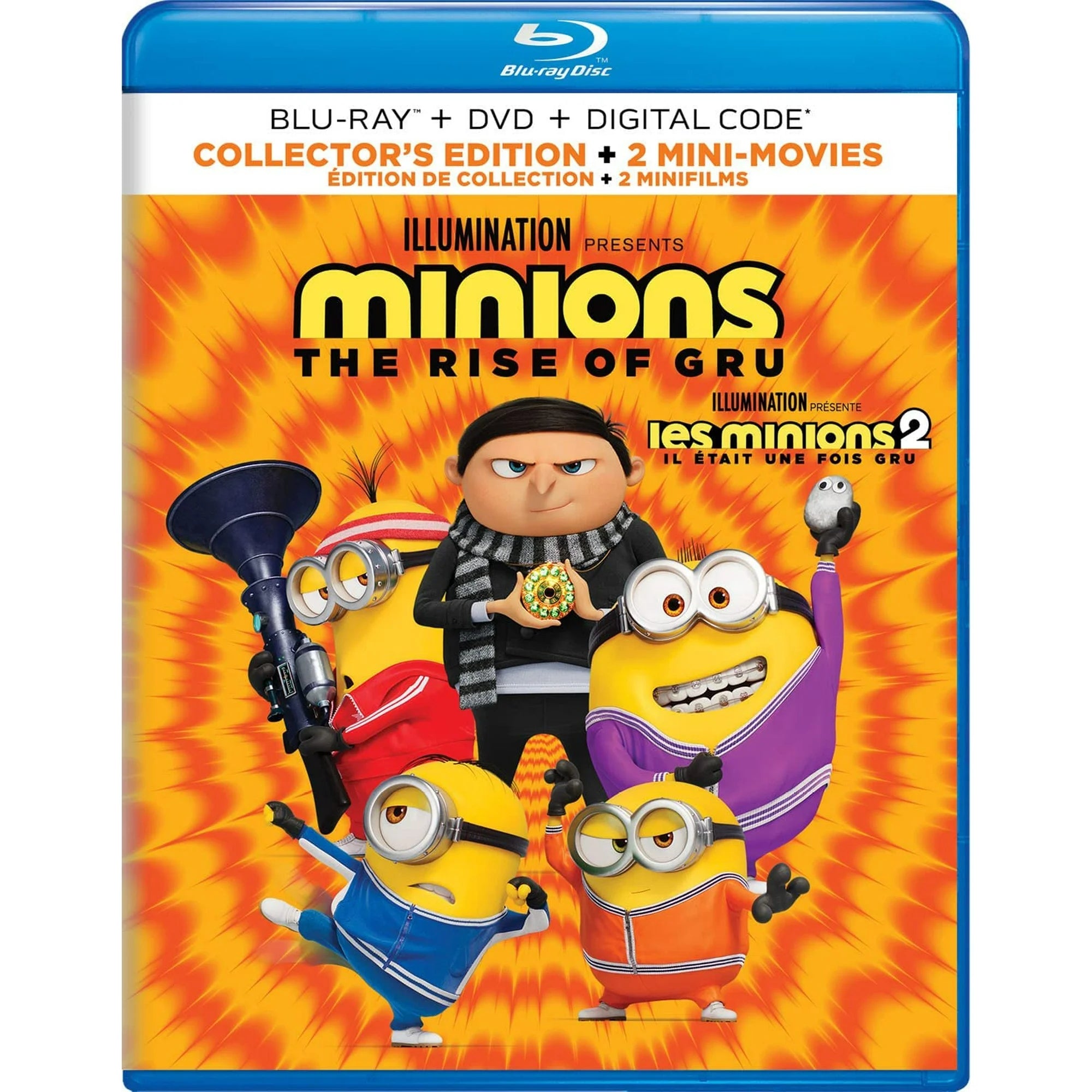 Minions: The Rise of Gru - Collector's Edition [Blu-ray + DVD + Digital]
