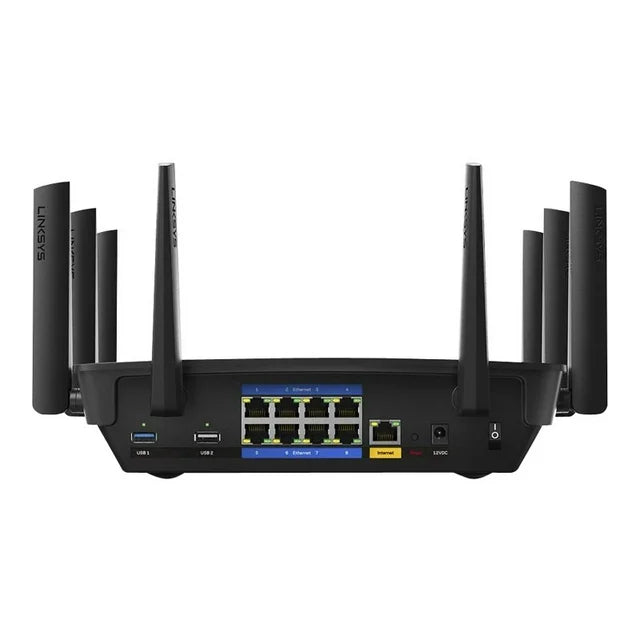 Linksys EA9500 - Wireless router - 8-port switch - GigE - Wi-Fi 5 - Tri-Band