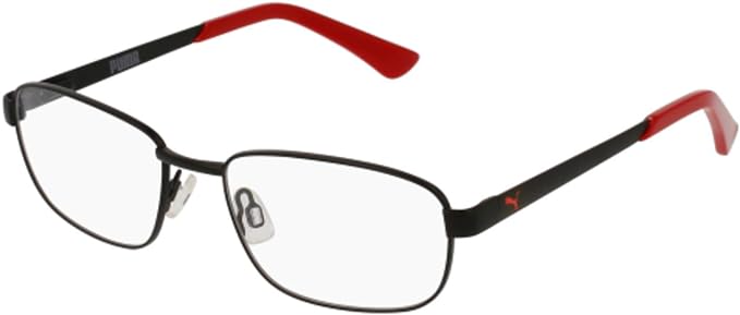 Puma PJ0011O Kids Eyeglasses - Black/Red