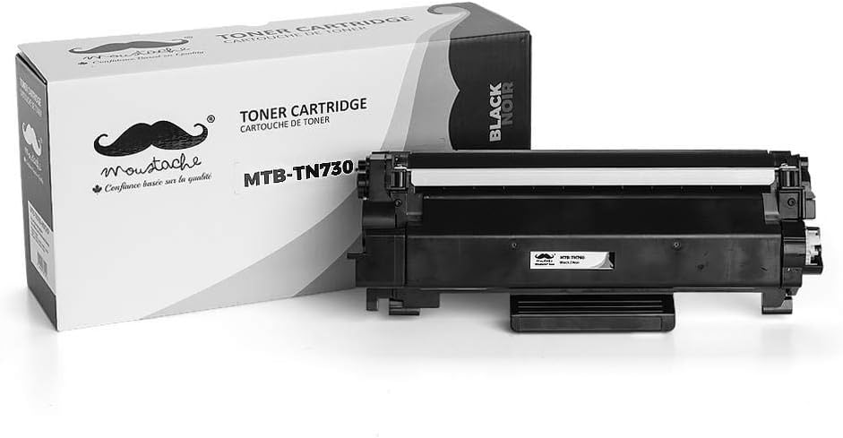 Brother TN730 Compatible Black Toner Cartridge - NoChip - Moustache - 1/Pack
