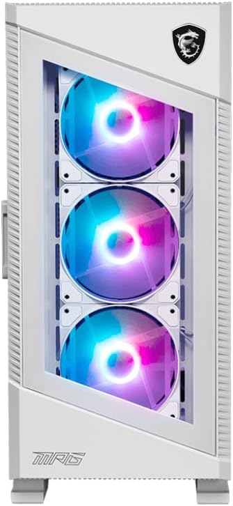 MSI MPG Velox 100R White - Mid-Tower Gaming PC Case