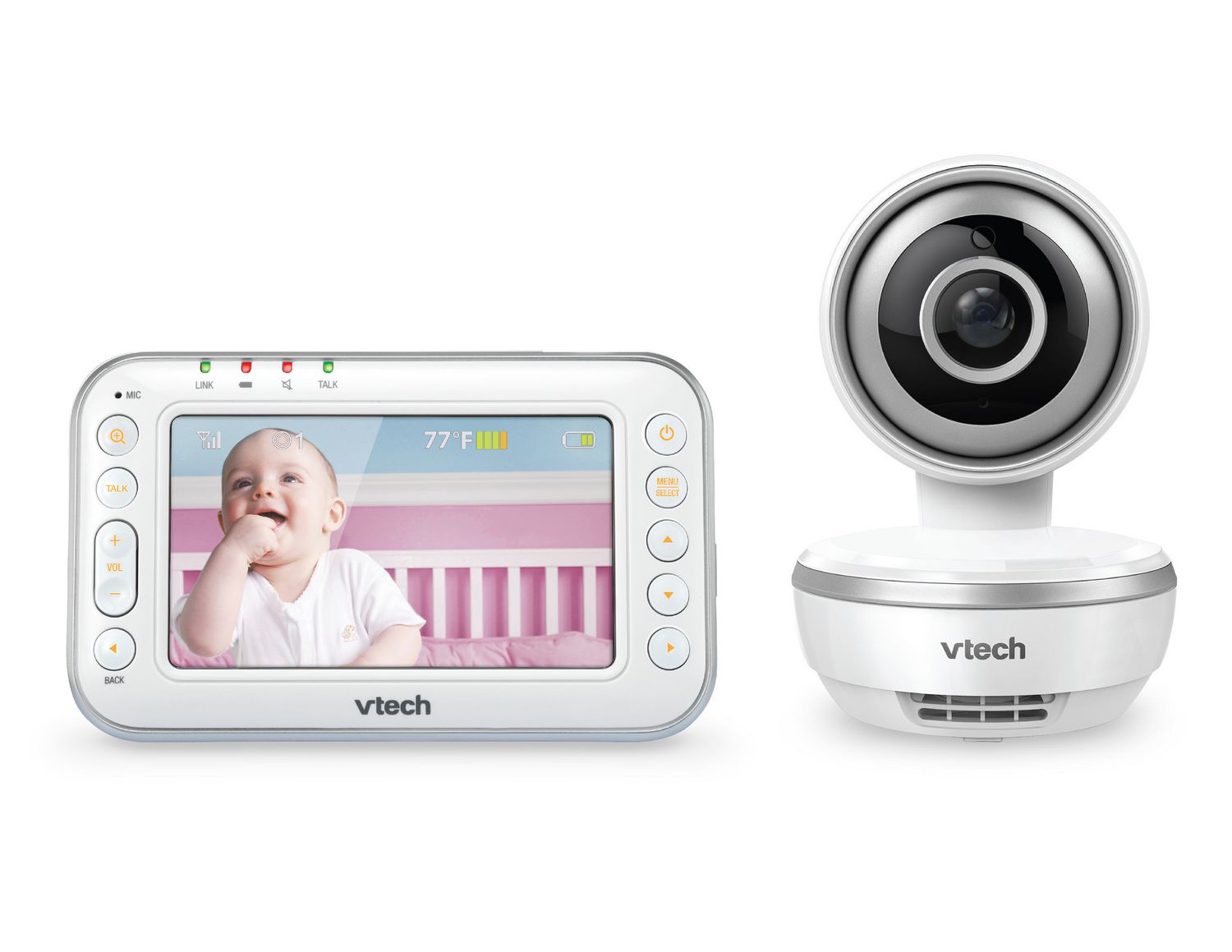 Vtech VM4261 4.3" Digital Video Baby Monitor with Pan & Tilt Camera