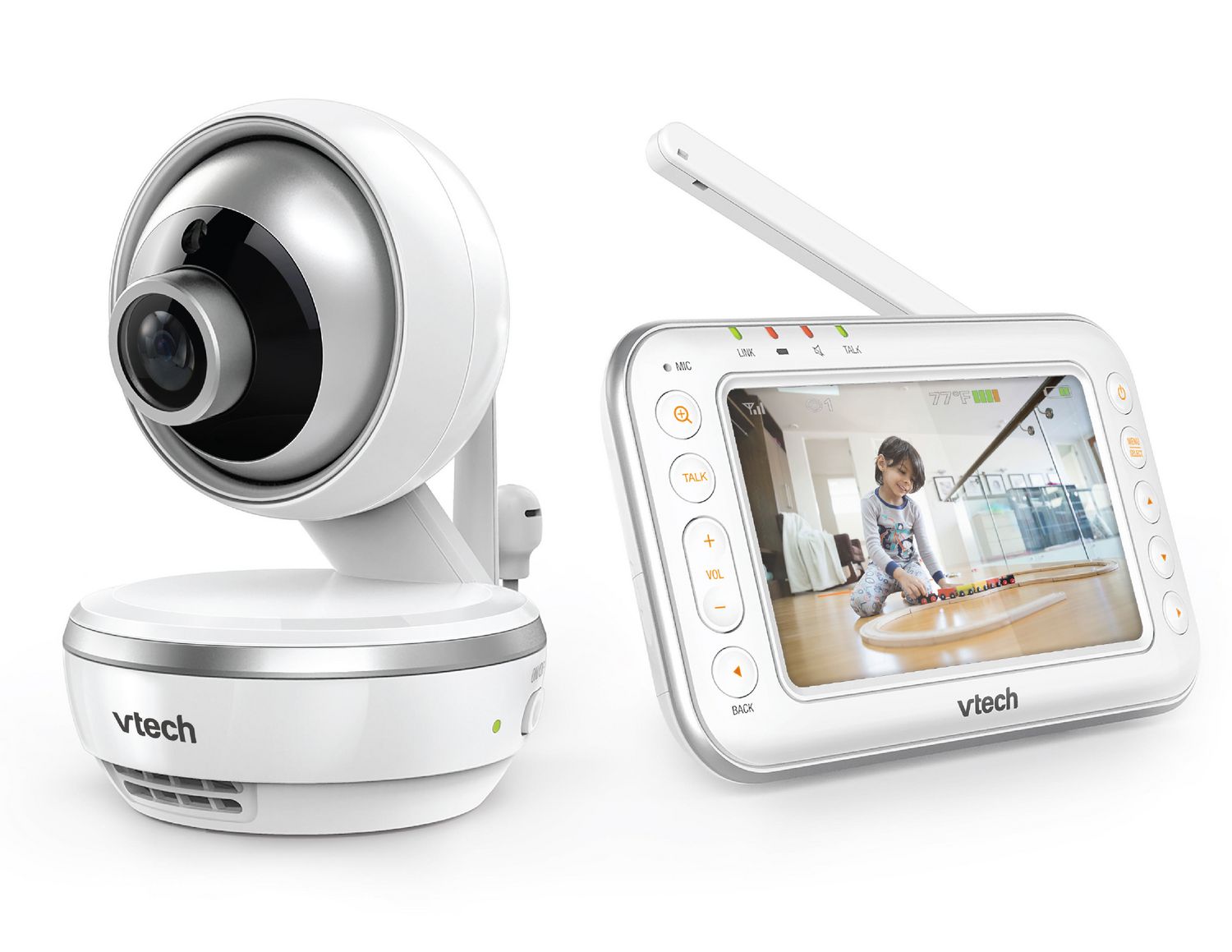 Vtech VM4261 4.3" Digital Video Baby Monitor with Pan & Tilt Camera