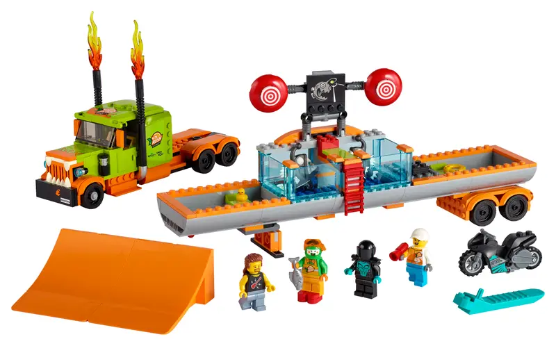 Lego 60294 City Stunt Show Truck Building Toy (420 pcs)