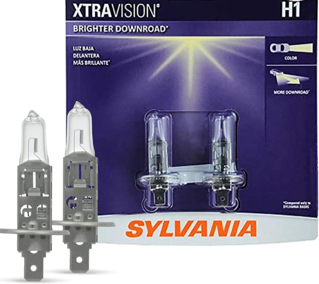 [NEW] SYLVANIA H1 XtraVision Halogen Headlight Bulb, (Pack of 2)