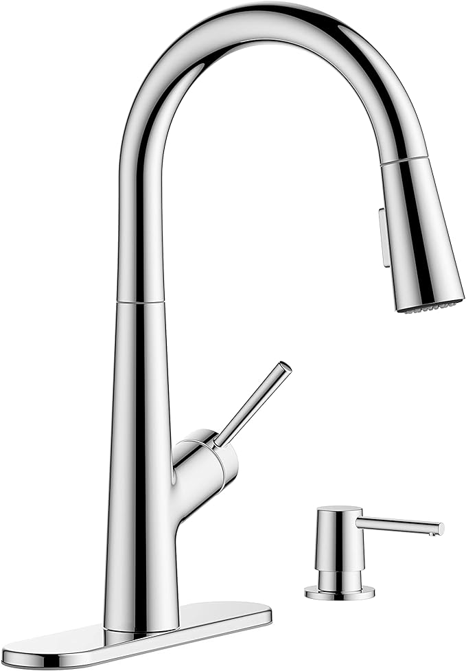 Hansgrohe Lacuna Single-Handle Pull Down Sprayer Kitchen Faucet Stainless Steel