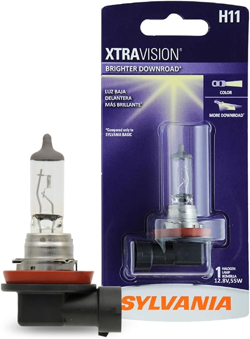 SYLVANIA H11 XtraVision Halogen Headlight Bulb (Contains 1 Bulb)
