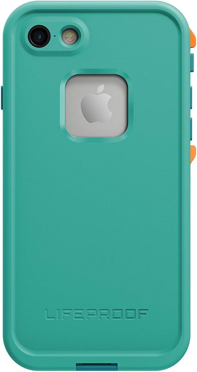 LIFEPROOF FRĒ SERIES Waterproof Case for iPhone 7 - Sunset Bay (Light Teal / Maui Blue / Mango Tango)