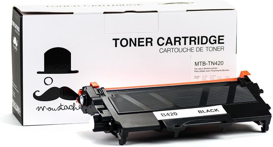 Brother TN420 Compatible Toner Cartridge - Moustache