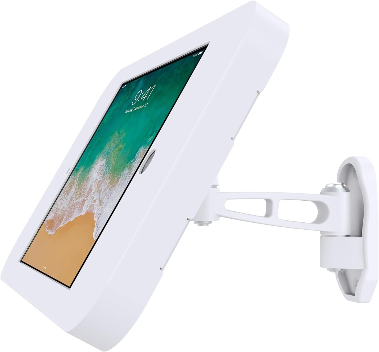 Kanto SWS200W Wall Mounted Anti-Theft Security Tablet Stand for 10.2" iPad - White