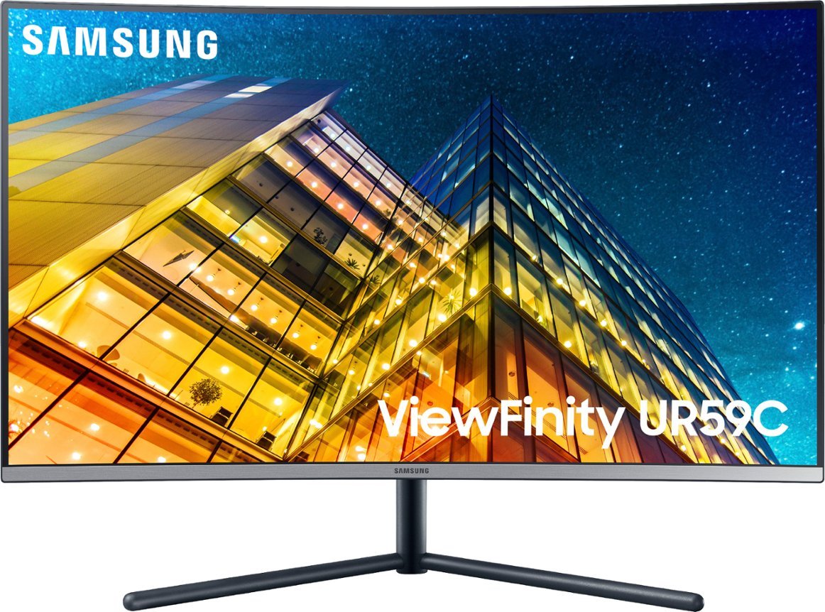 Samsung 32” ViewFinity UR590 UHD Monitor - Dark Blue Gray